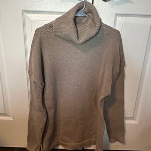 Cozy Tan Turtleneck Sweater